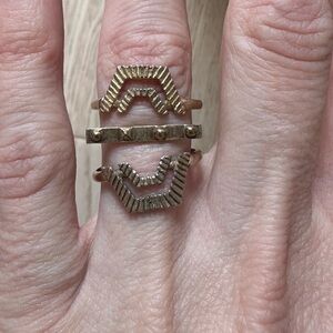 Set of 3 Maria Black rings